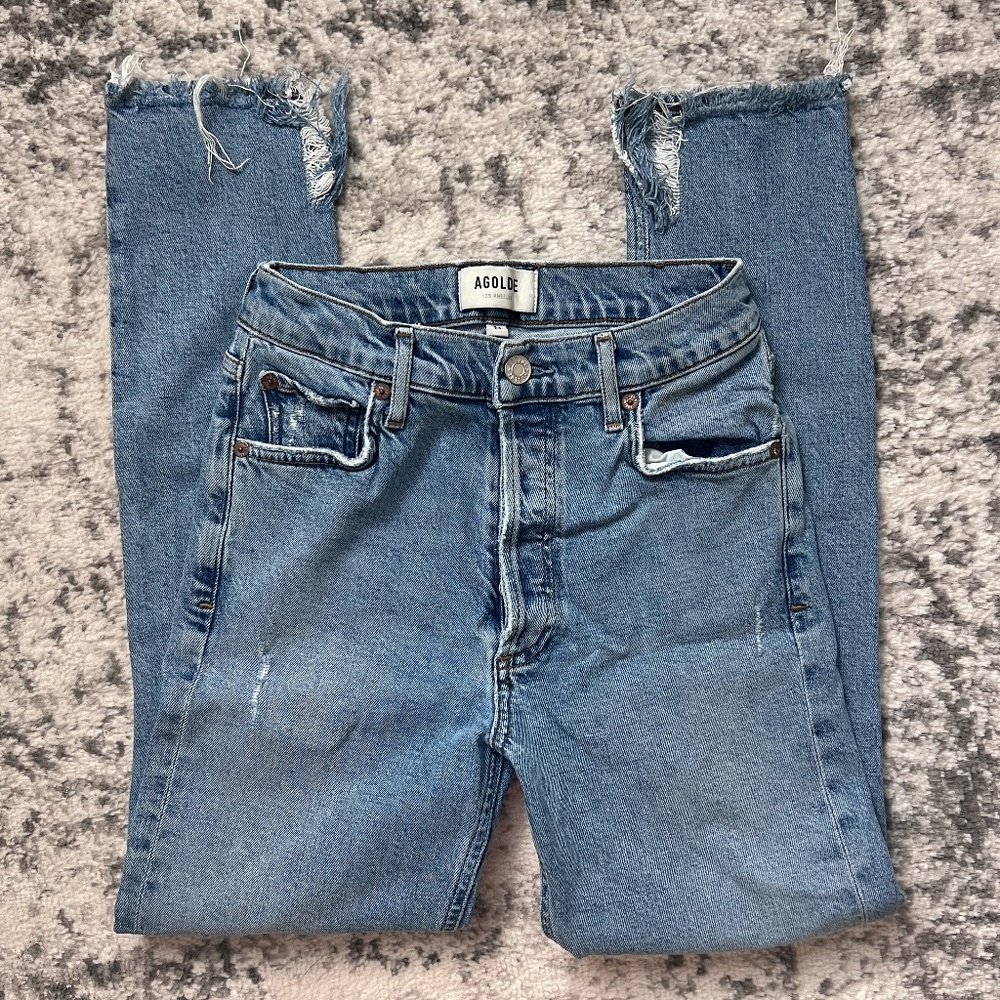 AGOLDE Nico High Rise Slim Jean